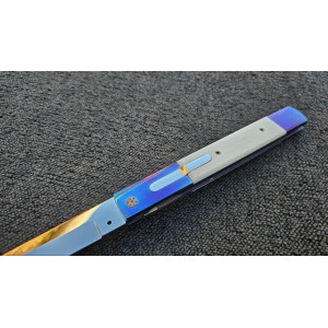 ARGOS (АРГОС) авторський складаний ніж ручної роботи майстерня GRYFON, сталь N690, 61 HRC. Photo 3